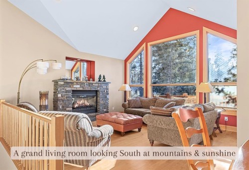 1-125 Stonecreek Road, Canmore, AB - Indoor With Fireplace