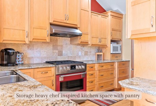 1-125 Stonecreek Road, Canmore, AB - Indoor Photo Showing Kitchen With Double Sink