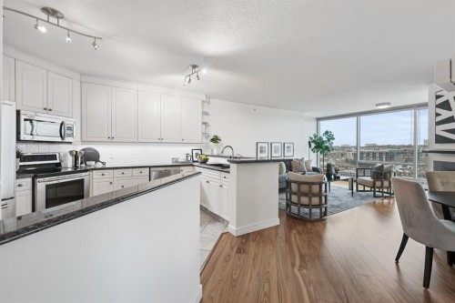 1103-801 2 Avenue Sw, Calgary, AB - Indoor Photo Showing Kitchen