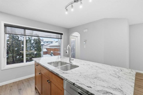 254 Cramond Circle Se, Calgary, AB - Indoor Photo Showing Kitchen With Double Sink