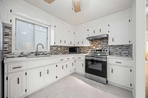 212 Falmere Way Ne, Calgary, AB - Indoor Photo Showing Kitchen With Upgraded Kitchen