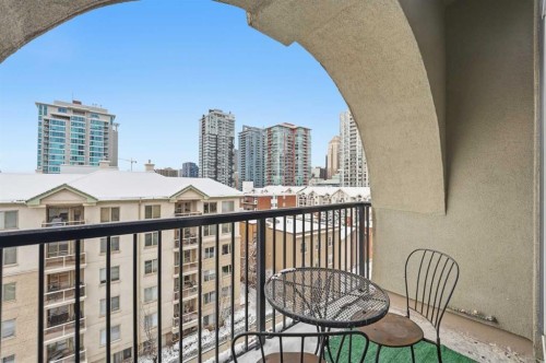 708-108 15 Avenue Se, Calgary, AB - Outdoor With Balcony