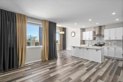 185 Masters Row Se, Calgary, AB - Indoor Photo Showing Kitchen With Upgraded Kitchen