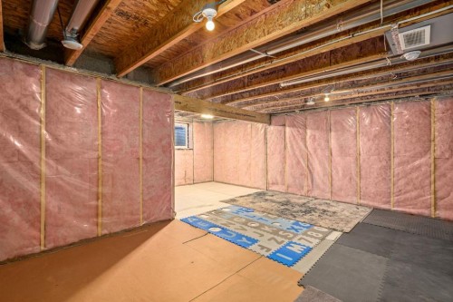 185 Masters Row Se, Calgary, AB - Indoor Photo Showing Basement