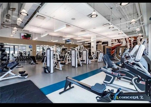 403-122 Mahogany Centre Se, Calgary, AB - Indoor Photo Showing Gym Room
