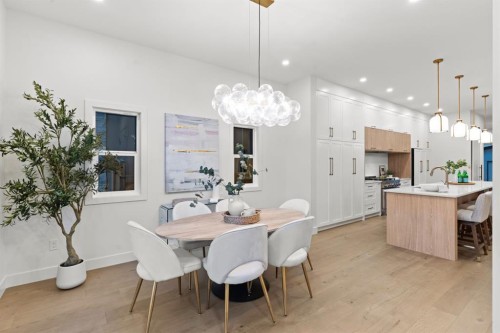 610 24A Street Nw, Calgary, AB - Indoor Photo Showing Dining Room