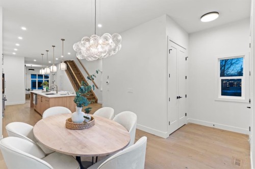 610 24A Street Nw, Calgary, AB - Indoor Photo Showing Dining Room