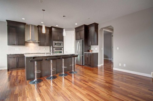 1796 Panatella Boulevard Nw, Calgary, AB - Indoor Photo Showing Kitchen With Stainless Steel Kitchen With Upgraded Kitchen