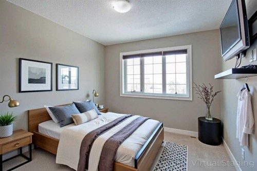 1796 Panatella Boulevard Nw, Calgary, AB - Indoor Photo Showing Bedroom