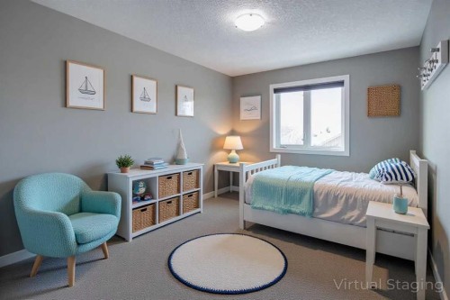 1796 Panatella Boulevard Nw, Calgary, AB - Indoor Photo Showing Bedroom