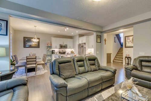 61 Cityscape View Ne, Calgary, AB - Indoor Photo Showing Living Room