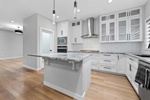 149 Corner Ridge Mews Ne, Calgary, AB - Indoor Photo Showing Kitchen With Upgraded Kitchen
