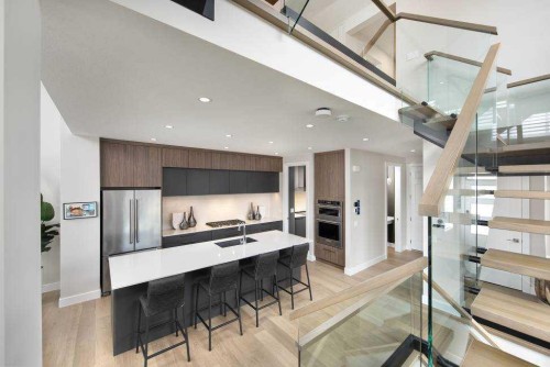 19757 44 Street Se, Calgary, AB - Indoor Photo Showing Kitchen With Upgraded Kitchen