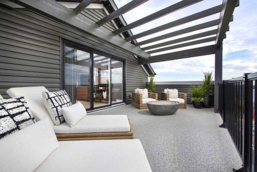 19757 44 Street Se, Calgary, AB - Outdoor With Deck Patio Veranda With Exterior