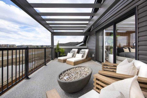 19757 44 Street Se, Calgary, AB - Outdoor With Deck Patio Veranda With Exterior