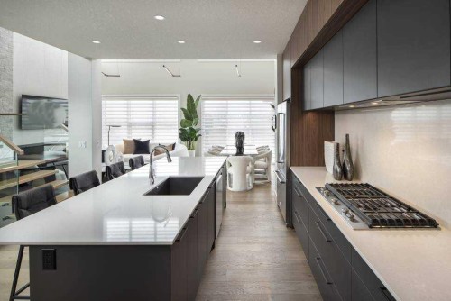 19757 44 Street Se, Calgary, AB - Indoor Photo Showing Kitchen With Upgraded Kitchen