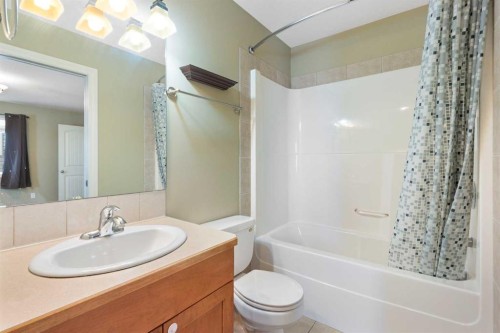 17 Deer Coulee Drive, Didsbury, AB - Indoor Photo Showing Bathroom