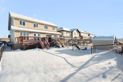 17 Deer Coulee Drive, Didsbury, AB - Outdoor With Deck Patio Veranda