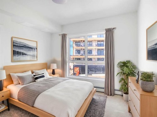 8305-1802 Mahogany Boulevard Se, Calgary, AB - Indoor Photo Showing Bedroom