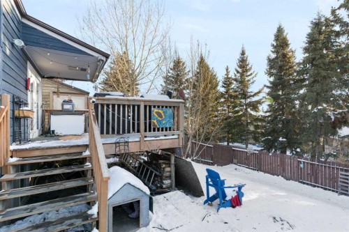 37 Benchlands Drive, Cochrane, AB - Outdoor With Deck Patio Veranda