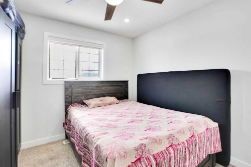 85 Saddlebrook Circle Ne, Calgary, AB - Indoor Photo Showing Bedroom