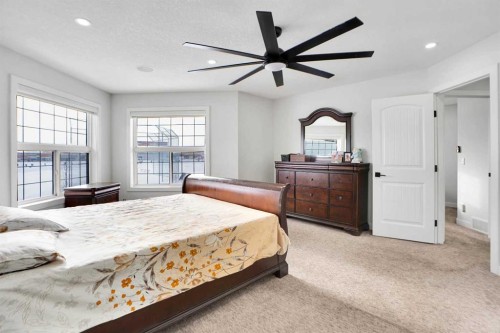 85 Saddlebrook Circle Ne, Calgary, AB - Indoor Photo Showing Bedroom
