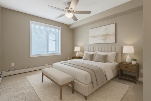 1414-1317 27 Street Se, Calgary, AB - Indoor Photo Showing Bedroom
