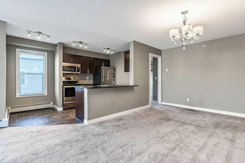 1414-1317 27 Street Se, Calgary, AB - Indoor Photo Showing Kitchen