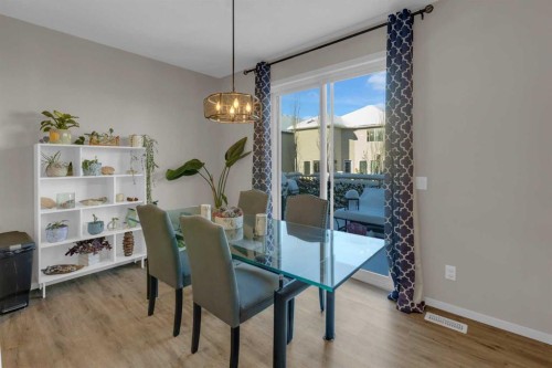 173 Kingsbury Close Se, Airdrie, AB - Indoor Photo Showing Dining Room