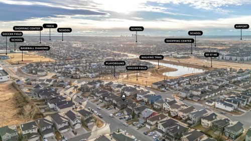 57 Saddlecrest Park Ne, Calgary, AB -  With View