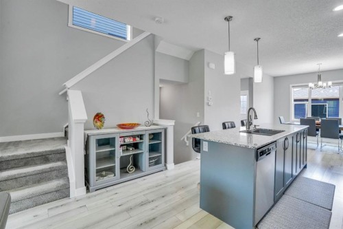 1370 Legacy Circle Se, Calgary, AB - Indoor Photo Showing Kitchen With Upgraded Kitchen