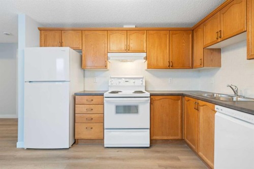 46 Bridleridge Way Sw, Calgary, AB - Indoor Photo Showing Kitchen With Double Sink