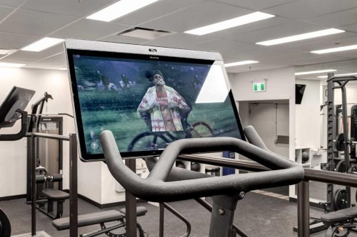 1700-817 15 Avenue Sw, Calgary, AB - Indoor Photo Showing Gym Room