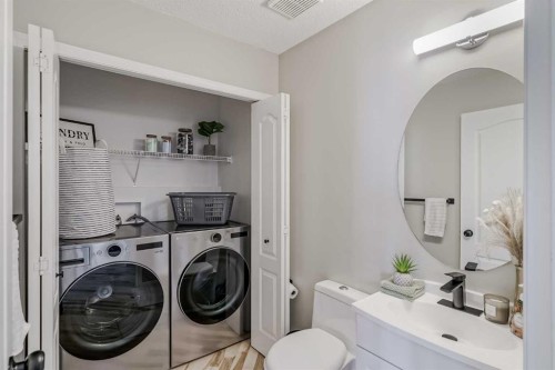 67 Silver Springs Way Nw, Airdrie, AB - Indoor Photo Showing Laundry Room