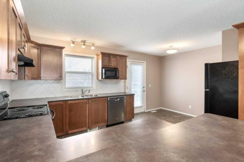 1102 Prairie Sound Circle Nw, High River, AB - Indoor Photo Showing Kitchen With Double Sink