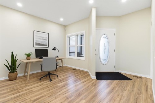 64 Cougarstone Square Sw, Calgary, AB - Indoor Photo Showing Office