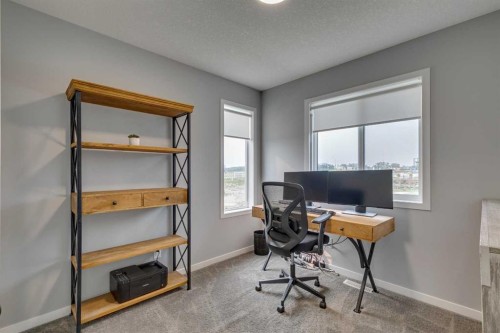 63 Wolf Gate, Okotoks, AB - Indoor Photo Showing Office