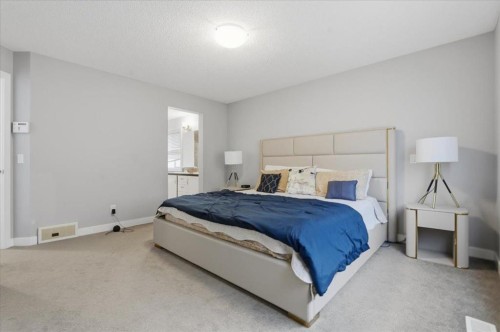 52 Brightoncrest Terrace Se, Calgary, AB - Indoor Photo Showing Bedroom