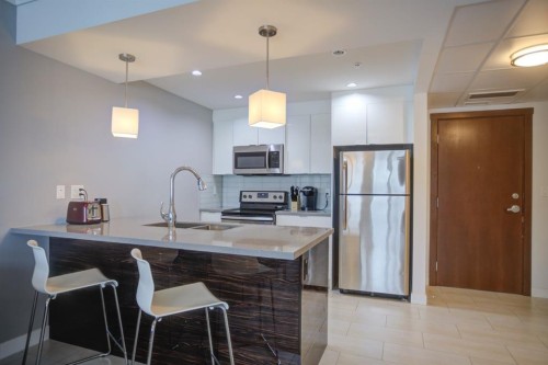 N/A-201 1 Street Se, Calgary, AB - Indoor Photo Showing Kitchen With Upgraded Kitchen