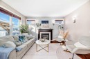 297 Evanspark Gardens Nw, Calgary, AB  - Indoor Photo Showing Living Room With Fireplace 