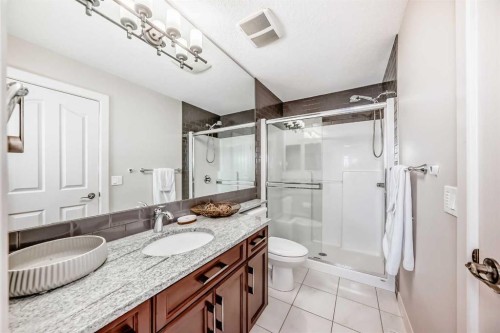 297 Evanspark Gardens Nw, Calgary, AB - Indoor Photo Showing Bathroom
