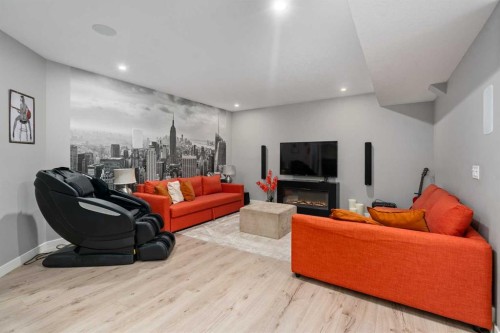 81 Cranbrook Place Se, Calgary, AB - Indoor Photo Showing Living Room
