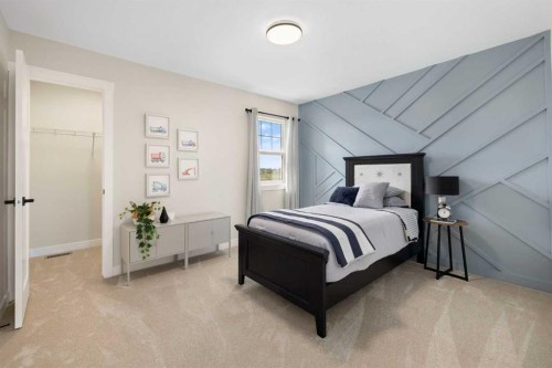 486 Kinniburgh Loop, Chestermere, AB - Indoor Photo Showing Bedroom