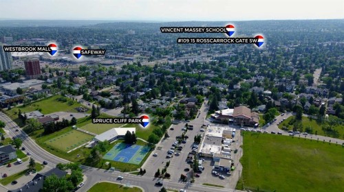 109-15 Rosscarrock Gate Sw, Calgary, AB -  With View