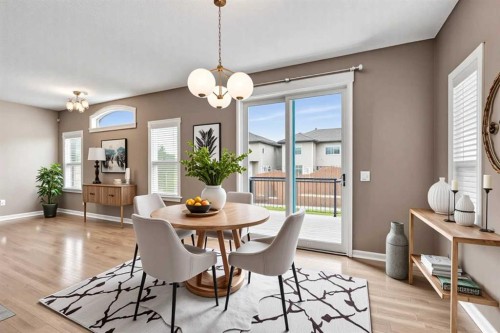 29 Kincora Hill Nw, Calgary, AB - Indoor Photo Showing Dining Room
