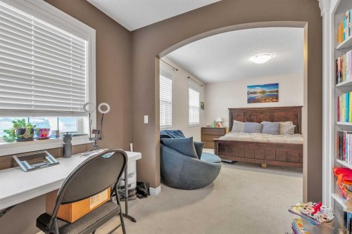 29 Kincora Hill Nw, Calgary, AB - Indoor Photo Showing Office