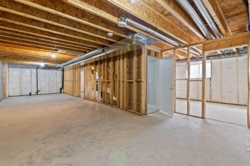 601-15 Coopersfield Link Sw, Airdrie, AB - Indoor Photo Showing Basement