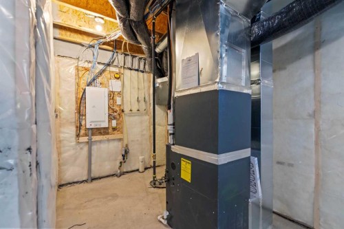 601-15 Coopersfield Link Sw, Airdrie, AB - Indoor Photo Showing Basement