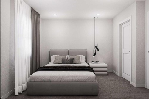 640 Masters Road Se, Calgary, AB - Indoor Photo Showing Bedroom