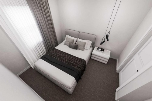 640 Masters Road Se, Calgary, AB - Indoor Photo Showing Bedroom